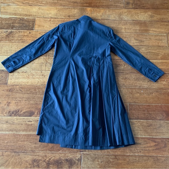 Marni Dark Blue Collared Button Down Dress - Picture 2 of 4